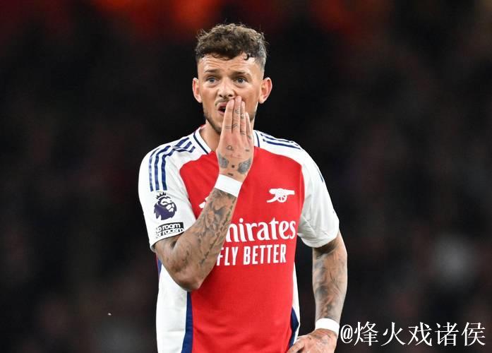 阿森纳后卫本怀特因腿筋伤势预计缺阵4至6周